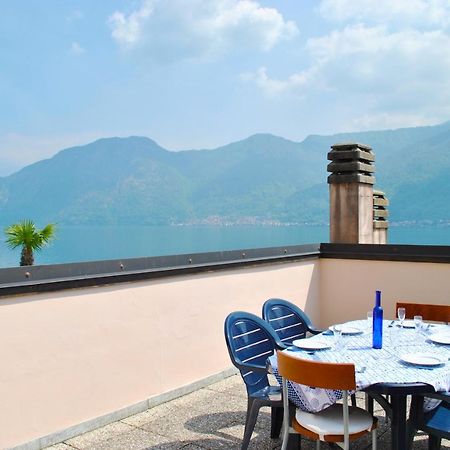 Loft With Big Terrace Lake View Apartment Sala Comacina Bagian luar foto
